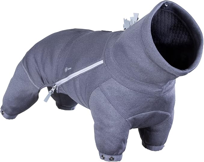 Hurtta Midlayer Dog Overall, BlackBerry, 20M