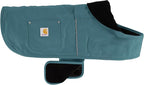 Carhartt Firm Duck Dog Chore Coat, Insulated Weather Resistant Jacket for Cold and Windy Conditions, Harbor Teal, Small