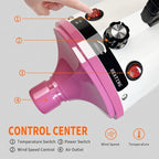 Dog Dryer,High Velocity Professional Dog Grooming Dryer | Adjustable Temperature and Speed with 4 Different Nozzles