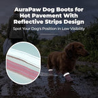 Small Mesh Dog Boots for Hot Pavement, Lightweight Breathable Puppy Shoes with Reflective, Non Slip Paw Protectors for Summer Walking Running Hiking Outdoor, Pink, Size 0