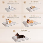 EHEYCIGA Fluffy Dog Crate Bed for Extra Large Dogs, Plush Faux Fur Pet Crate Pad, Calming Anti Anxiety XL Dog Bed, Washable Soft Warm Mat with Non-Slip Bottom, Brown