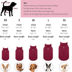 Dog Winter Jacket for Extra-Large Dogs, Pet Windproof Cold Weather Coats, Pets Clothes Snow Jacket, Golden Retriever, Labrador Retriever, Husky, Burgundy XL