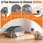 L2 Stainless Steel Litter Box (Dark Grey XL)