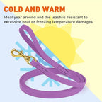 Viper Biothane K9 Working Dog Leash Waterproof Lead for Tracking Training Schutzhund Odor-Proof Long Line with Solid Brass Snap for Puppy Medium and Large Dogs, 10ft Amethyst Purple