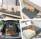 Ameritex Waterproof Pet Bed Cover Anti-Slip Dog Bed Blanket for Sofa and Furniture Waterproof New Pattern Design (Darkgrey, 30x53 Inch (Pack of 1))