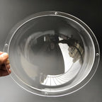 8 Inch 200mm Diameter Clear Crystal Dome Acrylic Cover, Transparent Camera Replacement Plastic Plexi Glass Lens Cap Dustproof Security Camera Dome Cover, Pet Dog Fence Window Skylight Window
