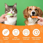 64 Packs Dog Toothbrush Soft Finger Brushes Pet Finger Easy Teeth Cleaning Dog Tooth Oral Care Pet Dental for Small Cats and Puppy