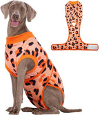 Kuoser Dog Recovery Suit After Surgery, Spay Neuter Surgical Suit for Dogs | Post Surgery Anti-Licking Dog Onesie Protects Wounds and Incisions, E-Collar & Cone Alternative Bodysuit for Female Male Dogs
