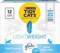 Purina Tidy Cats LightWeight With Glade Clear Springs Multi-Cat, Clumping, Low Dust, Scented Cat litter - 12 lb. Box