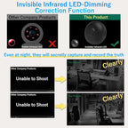 HsiaoPun 4K Camera Wireless Wi-Fi Home Camera for Indoor Security Pet Monitoring, Motion Detection & Night Vision Nanny Cam Pet Cameras-KK16DF