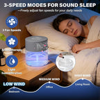 Water Air Purifier, Water Based Air Purifier for Home with 48H Auto Shut-off, 3 Speeds, Air Washer with 8 LED Night Lights, Air Freshener Revitalizer for Bedroom Office Room Pets Smoke