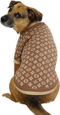 Everything Chic Luxury Dog Sweater – Soft Knit Designer Pet Outfit for Small Dogs & Puppies, XS–L, Stylish Warm Clothing for Yorkies, Chihuahuas, Dachshunds, Maltese, French Bulldog