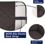 PureFit Reversible Quilted Couch Covers for Dogs Sofa Cover 4 Seater 88" | Chocolate/Beige, Water Resistant Couch Protector, Washable Pet Couch Cover with Non Slip and Elastic Straps For Kids