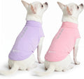 Spark Paws Sunblock Dog T-Shirt, SPF30 Protection, Lightweight Breathable Quick Dry for Dogs with Sensitive Skin - Purple & Pink (Set of 2) - M