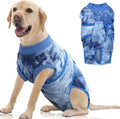 FUAMEY Recovery Suit for Dogs After Surgery,Soft Breathable Dog Bodysuit | E-Collar & Cone Alternative Surgical Suit,Male Female Dog Neuter Spay Suits Anti Licking Wounds Onesie Blue Tie Dye XXL