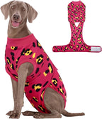 Kuoser Dog Recovery Suit After Surgery, Spay Neuter Surgical Suit for Dogs | Post Surgery Anti-Licking Dog Onesie Protects Wounds and Incisions, E-Collar & Cone Alternative Bodysuit for Female Male Dogs