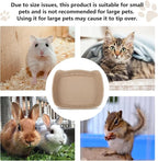 Small Disposable Litter Box 6-Pack for Kittens Travel Portable | 6-Pack, 14.2"×10.8"×4.0", Cat Ear Design, Cardboard, Leak-Proof, Home/Car/Travel