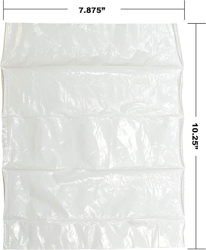 Flush 'n Gone Poop Bag - 10 rolls (100 Bags) - Biodegradable, Compostable, Flushable Poop Bags for Better Environment