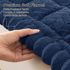 Smiry Couch Cover for Dogs, Non Slip Fuzzy Pet Sofa Covers Washable | Sofa Slipcovers for 3 Cushion Couch, Soft Thick Furniture Protector for Cats Dogs, Against Fur, Dirt, Scratch (27.6"x82.7")