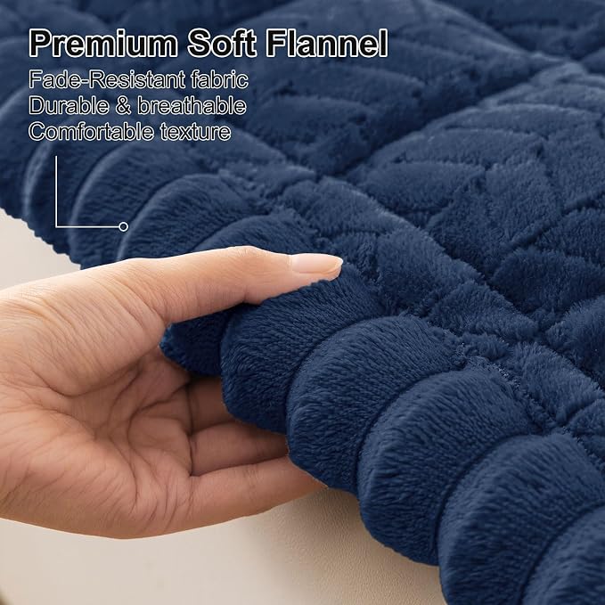 Smiry Couch Cover for Dogs, Non Slip Fuzzy Pet Sofa Covers Washable | Sofa Slipcovers for 3 Cushion Couch, Soft Thick Furniture Protector for Cats Dogs, Against Fur, Dirt, Scratch (35.4"x88")