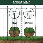 FXW MiniPaws Dog Playpen, Indoor, Yard & RV Camping, 24" H, 12 Panels | Portable, Expandable Layout, Tool-Free Setup, For Puppies & Small Dogs
