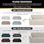 Stretch Sofa Cover Slipcover Couch Covers for 3 Cushion Couch Furniture Protector Sofa Covers with Non Slip Elastic Bottom Dogs Pet Friendly Fitted (Sofa, Island Fossi)