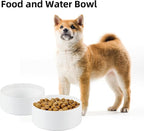 Havniva Ceramic Dog Bowls, 7.3” Dog Food and Water Bowl, Pet Feeding Bowl | Dog Food Bowl for Medium Dogs, Food-Grade Ceramic, Dog Water Bowl with Non-Slip Rubber Base, Large Capacity, Dishwasher Safe