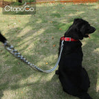 Premium Chain Heavy Duty Dog Leash, 4 ft. x 5.0 mm | Padded Handle for Large & Medium Size Dogs