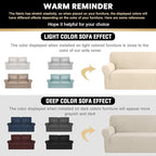 Stretch Loveseat Sofa Cover Slipcover Couch Cover for 2 Cushion Sofa Washable Sofa Cover for Pets Friendly Furniture Protector Covers with Non Slip Bottom(Loveseat, Biscotti Beige)