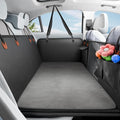 Back Seat Extender,Dog Car Seat Cover with Hard Bottom,Waterproof Dog Hammock for Car Pet Backseat Protector,Anti Scratch, Easy to Clean Holds 400lbs (Hammock with Bed Mat)