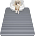 Filmicy Silicone Cat Litter Mat - 31' x 23' Waterproof Large Kitty Mat, Non-Slip, Durable, Easy Clean & Washable Cat Litter Tray Mat for Scatter Control