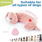 Moropaky Heartbeat Toy Puppy Heartbeat Stuffed Toy for Dog Calming Aid, Heartbeat Puppy Toy for Pets Anxiety Relief, Dog Comfort Toy for Behavioral Aid Crate Training, Puppy Essential