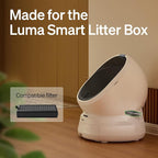 PETLIBRO Carbon Filter Replacement 2 Pack for Luma Automatic Cat Litter Box