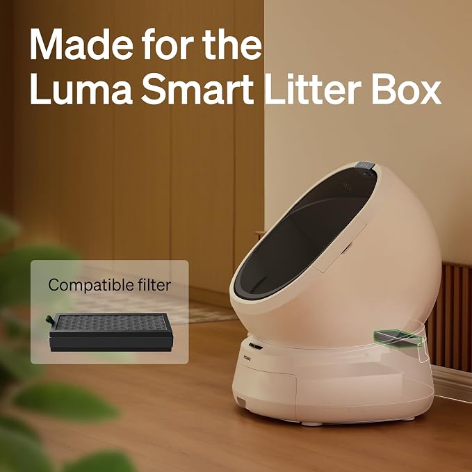 PETLIBRO Carbon Filter Replacement 2 Pack for Luma Automatic Cat Litter Box