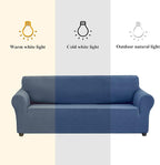 Joccun Stretch Loveseat Couch Cover, Water Repellent Sofa Slipcover for 2 Cushion Couch, Washable Furniture Protector Cover for Living Room