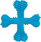 Nylabone Power Chew Comfort Hold X Bone Dog Chew Toy, Beef Flavor, Small | Small breeds, durable dog toys for dogs up to 25 lbs, teeth-cleaning textures, discourages destructive chewing, long lasting