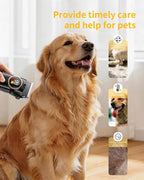 iBTC Professional Dog Grooming Clippers Kit, Low Noise Cordless Rechargeable Pet Hair Trimmer with Paw Trimmer & Nail Grinder, Heavy Duty Grooming Tools for Thick Fur Small Medium Large Dogs Cats