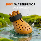 Dog Shoes for Hot Pavement - Comfortable Paw Protection for Medium & Large Dogs, Adjustable Strap & Non-Slip, Easy-Clean, Outdoor Sports Boots, Dog Booties for Summer Rain (Orange, M)