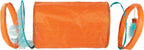 Instincts by SmartyKat Teaser Tunnel Activity Tunnel Cat Toy w/Fringe & Feather Teaser Cat Toy - Orange, One Size