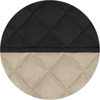PureFit Reversible Quilted Oversized Recliner Sofa Cover, Water Resistant Furniture Protector, Washable Couch Cover with Elastic Straps for Kids, Dogs, Pets (Large, Black/Beige) | Black/Beige, Water Resistant Couch Protector, Washable Pet Couch Cover w...