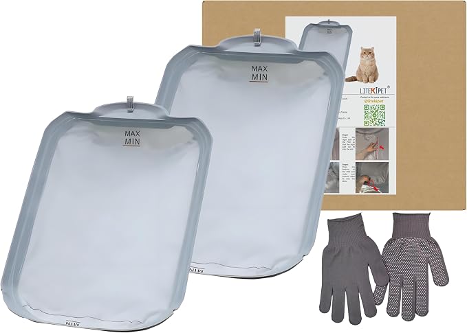 Smart Cat Litter Box Waterproof Pad, Soft Fabric Liner, for Enclose 95L Automatic Cat Litter Box,Compatible with Cumrige & Fumoi (Two Pad Set)