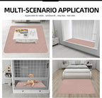Easy-Going Sectional Couch Covers for Dogs L Shape Sofa Cover Reversible Sofa Slipcover Chaise Lounge Cover Furniture Protector Cover for Pets Dog Cat (42 x 52 inches, Pink/Pink) | Soft Sofa Slipcover For Dogs, Fits Left/Right Chaise Lounge Protector, ...