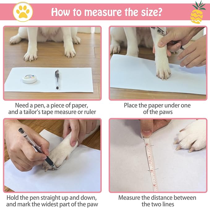 SCENEREAL Anti Slip Dog Socks to Prevent Licking Paws for Hardwood Floors | Double Sides Dog Shoes Boots & Paw Protectors for Hot/Cold Pavement, Dog Grippy Booties for Small Medium Large Senior Dogs