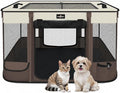 Paw Ballet Foldable Pet Kitten Playpen, Upgrade Waterproof Portable Dog Cat Playpen Kennel Tent for Small Cat Dog, Retractable Shade Cover with Carrying Case, Indoor Outdoor Use for Small Pet.