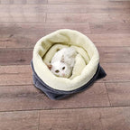Cat Bed Cave Sleeping Bag, Pet Mat Self Warming Pad Sack for Cats and Small Dog