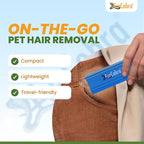 Pro Pet Hair Remover for Car Detailing, Carpet & Couch – Multi-Blade Dog & Cat Hair Scraper for Auto Interior, Upholstery, Furniture & Home – Reusable Embedded Fur Removal Tool