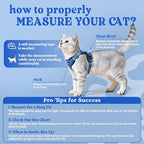 rabbitgoo Cat Harness and Leash Set, Escape Proof Vest, Navy Blue | Soft Breathable Mesh, Easy Adjustable Fit, Snap Buckles, Sturdy Clip, Reflective Strips, for Average Cats Walks, S