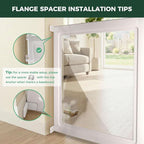 FXW Fence-to-Wall Anchors for AuraSpace Acrylic Indoor Dog Playpen | Fits AuraSpace 30"H, Connect Panels to the Wall, Expand Your Dog’s Play Area, Playpen Not Included