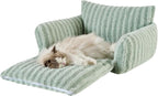 Hollypet Cat Bed Small Dog Orthopedic Couch Beds for Pets up to 20 lbs | Fluffy Multifunctional Double-Layer Warming Kitten Pet Couch Orthopedic Beds with Machine Washable Cover and Non-Slip Bottom