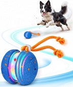 Xeuch Interactive Dog Toys, Automatic Irregular Moving and Rolling Dog Ball with 2 Speed Modes, E-TPU Material, Motion Activated Pet Toys with Rope for Dogs Puppies, Dog Stimulation Toy (Blue) | 2 Speed Modes, E-TPU Material, Motion Activated Pet Toys ...